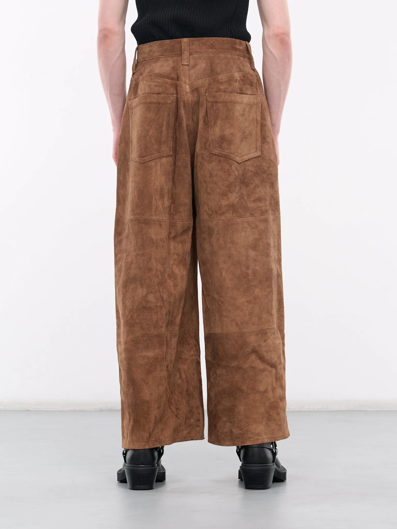 Suede Trousers (AUP2408-CAMEL)