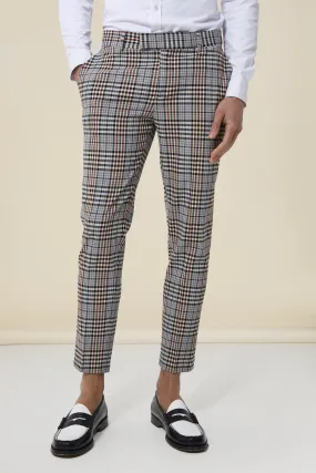 Super Skinny Check Smart Trousers