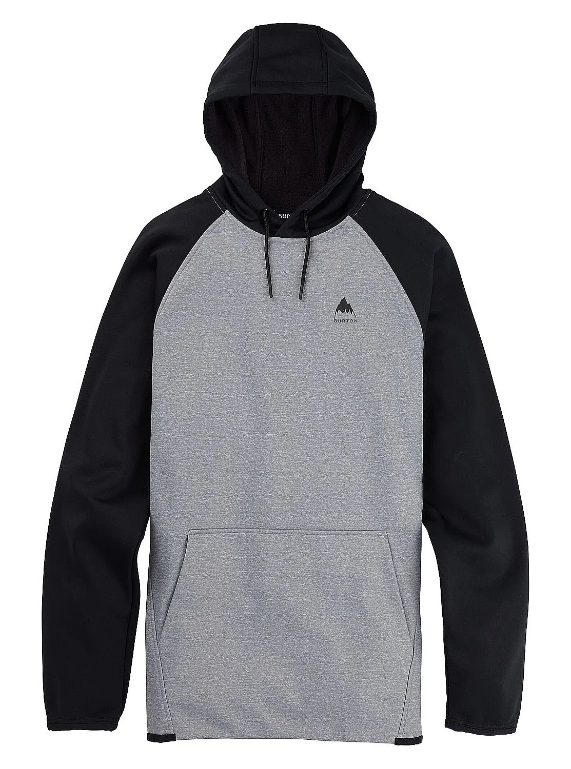 sweatshirt Burton Crown Weatherproof Pullover - Gray Heather/True Black - men´s