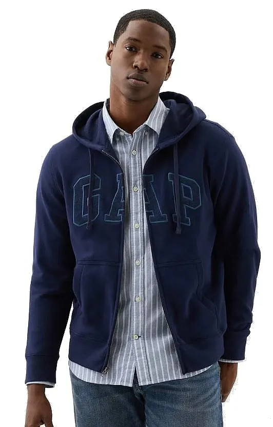 sweatshirt GAP Heritage Logo Zip - Tapestry Navy - men´s