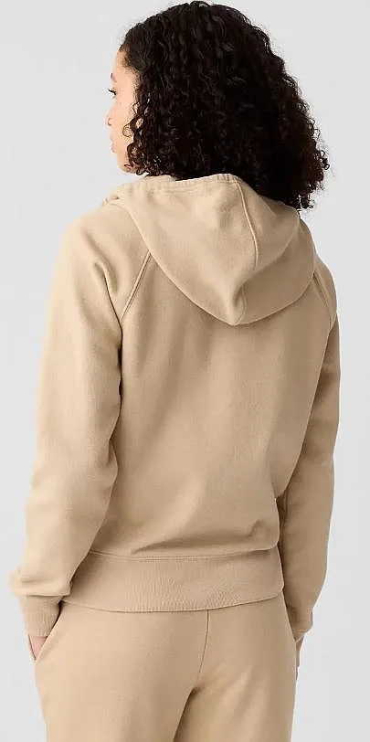 sweatshirt GAP Logo GAP Heritage Zip - Travertine BRN 15 - women´s