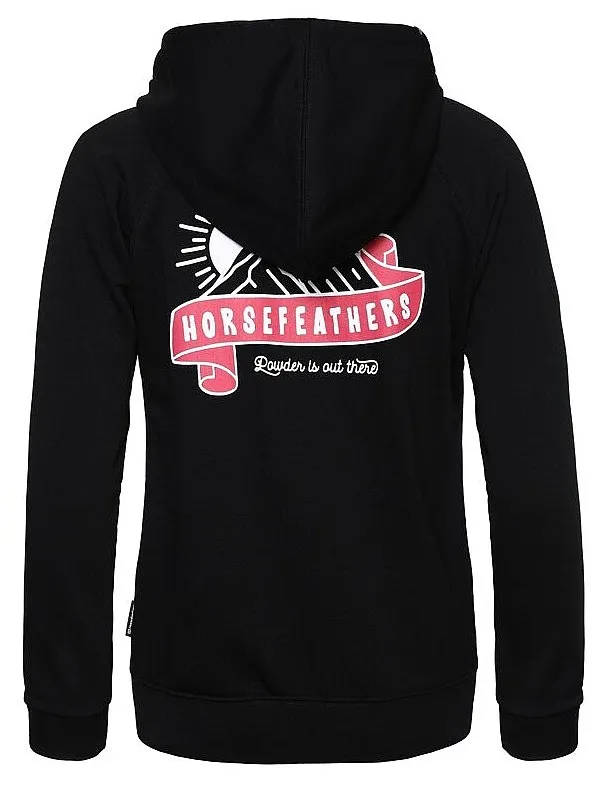 sweatshirt Horsefeathers Vita Zip - Black - women´s