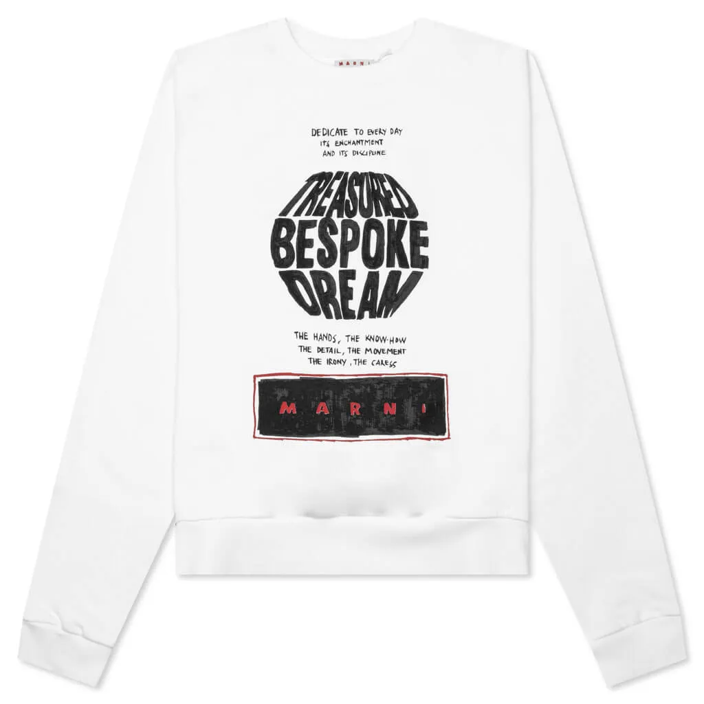 Stone White Sweatshirt - Shop Now