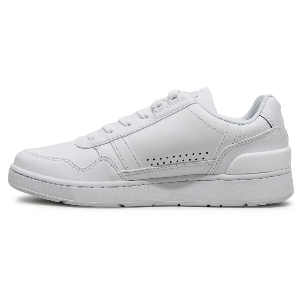 T Clip Leather Synthetic Women's Low Top Trainers