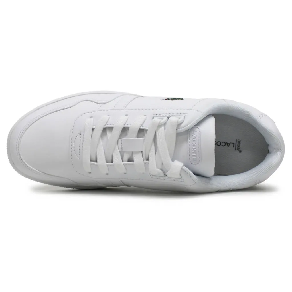 T Clip Leather Synthetic Women's Low Top Trainers