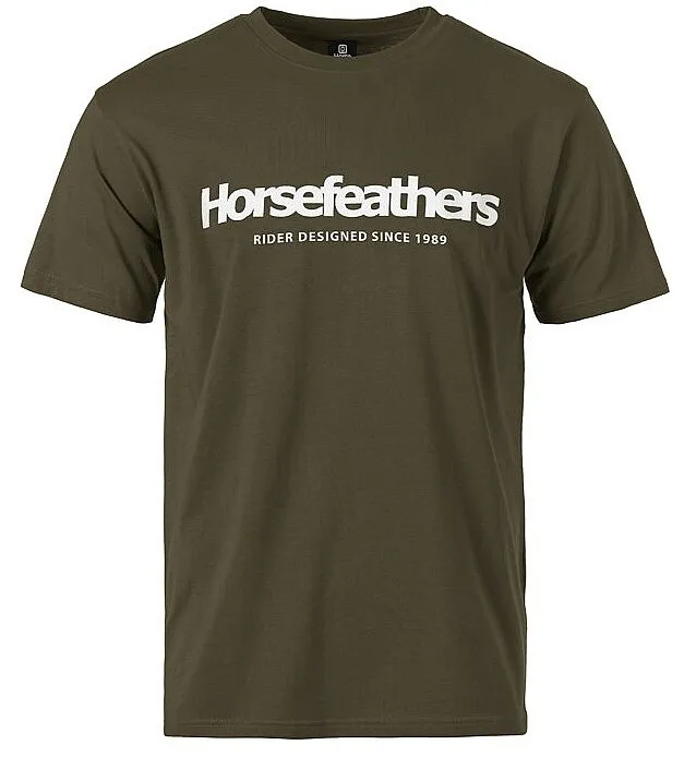 T-Shirt Horsefeathers Quarter - Burnt Olive - men´s