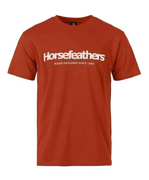 T-Shirt Horsefeathers Quarter - Orange Rust - men´s