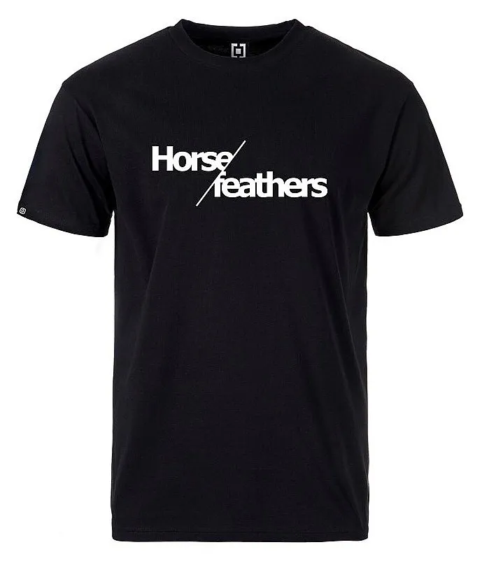 T-Shirt Horsefeathers Slash - Black - men´s