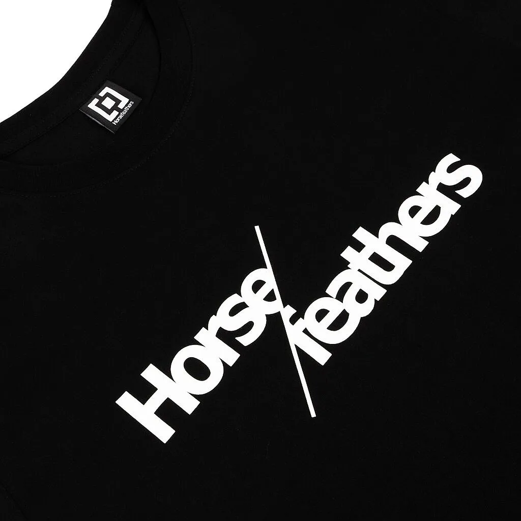 T-Shirt Horsefeathers Slash - Black - men´s