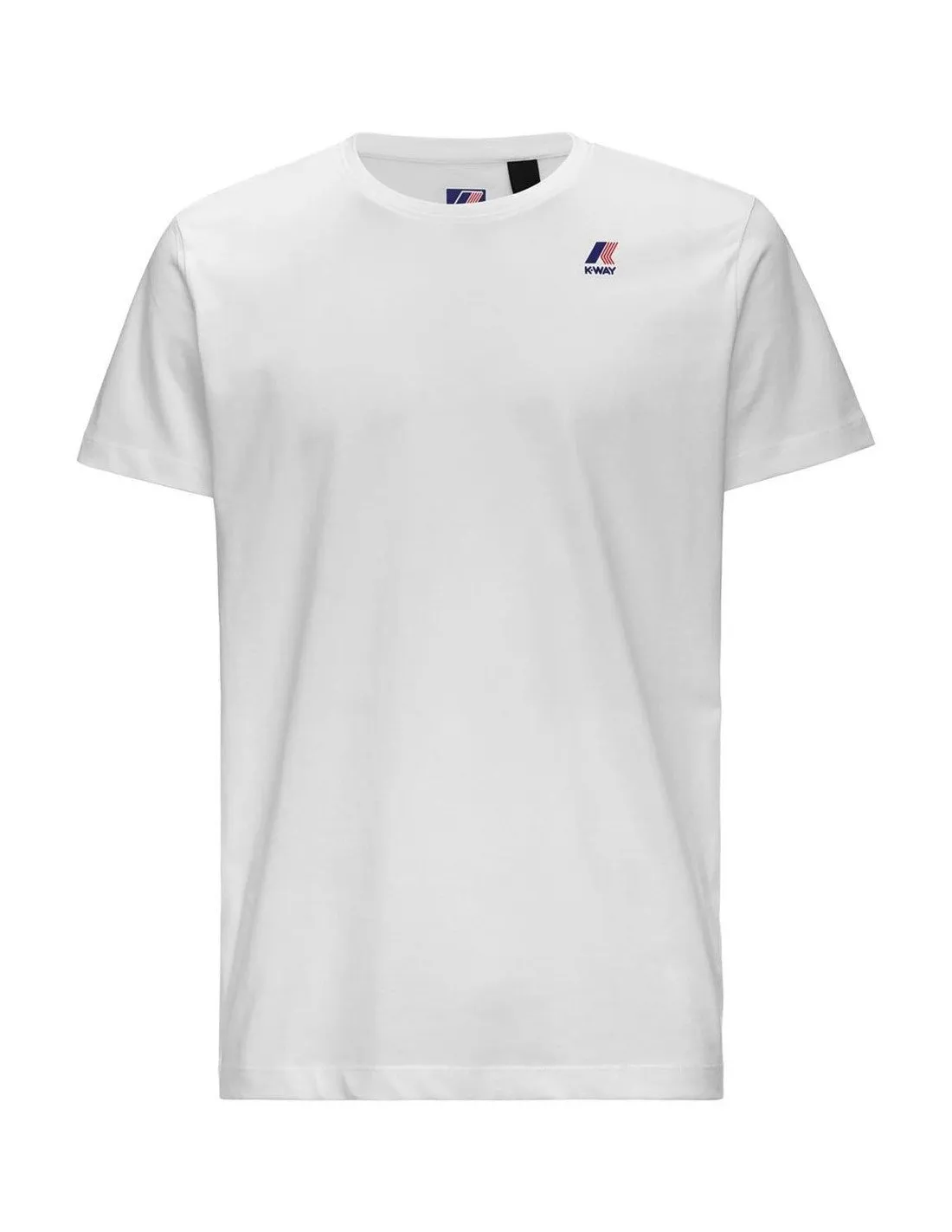 T-shirt K-way uomo K007JE0 Le Vrai Edouard bianca