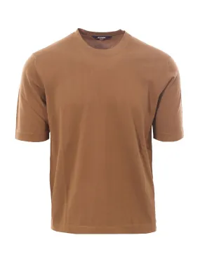 T-shirt K-way uomo K4126SW Combe marrone corda