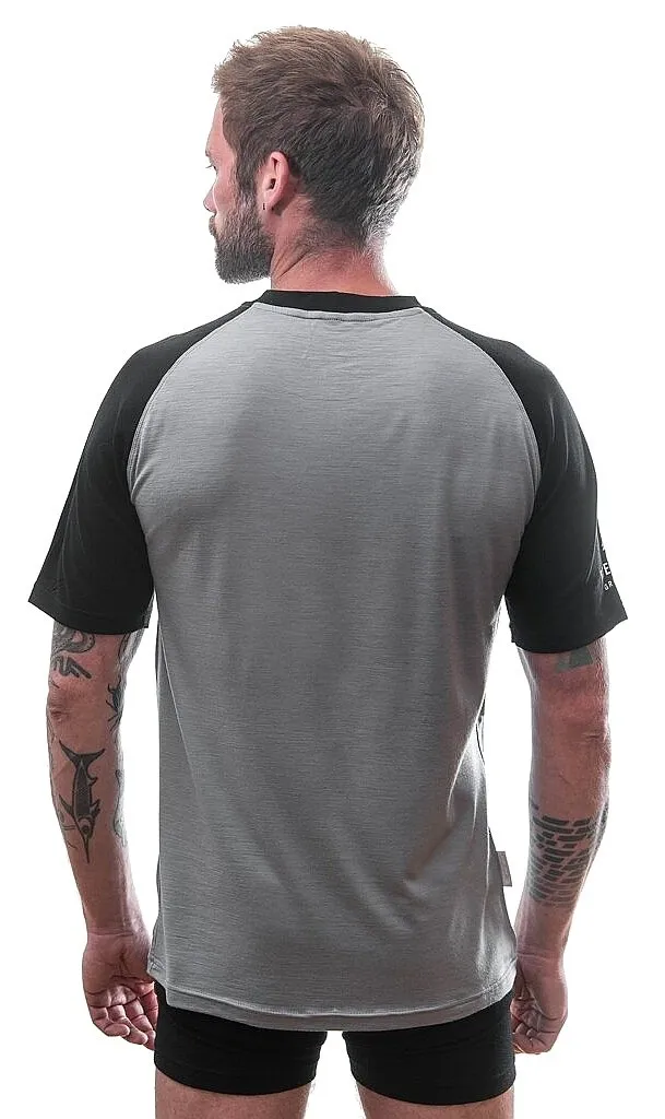 T-Shirt Sensor Merino Active PT Adventure - Gray/Black - men´s