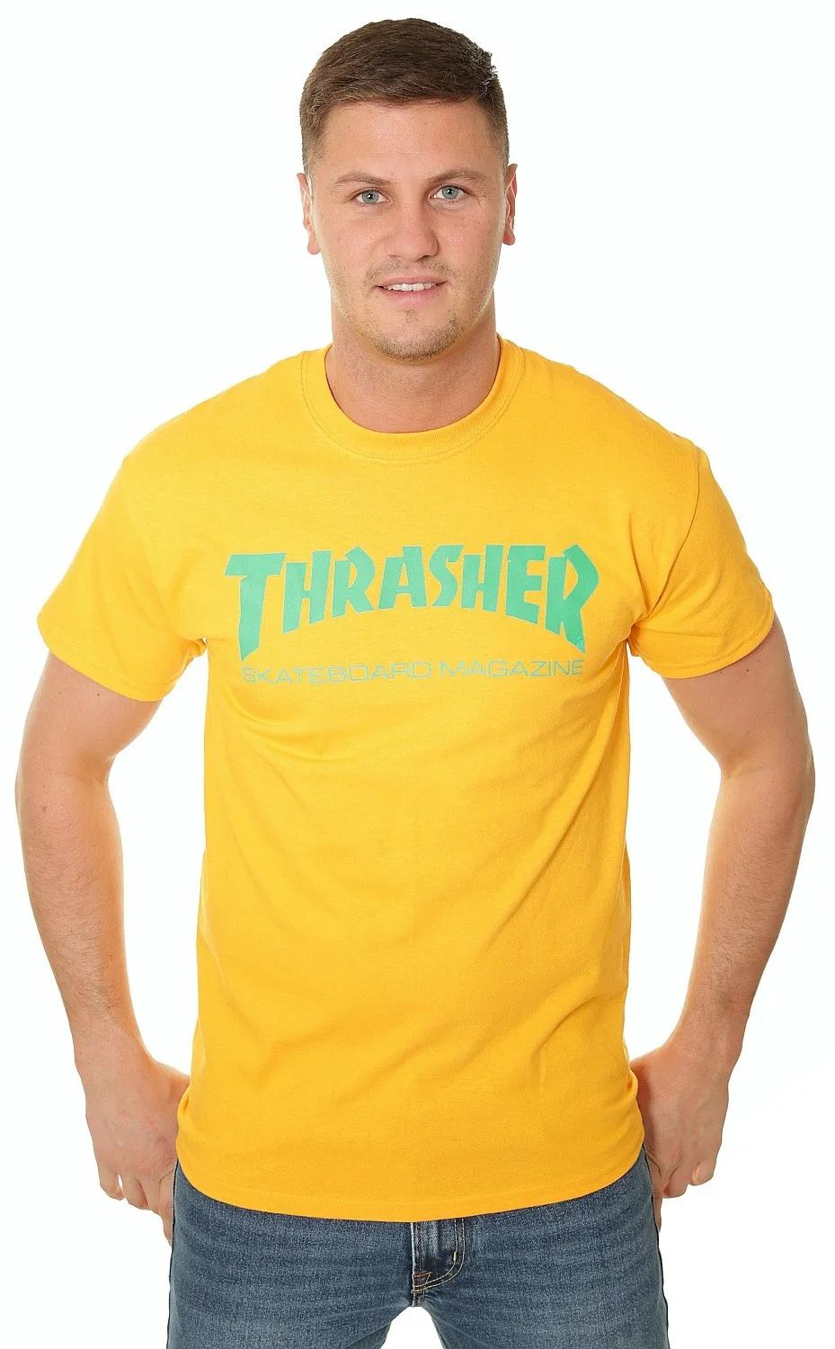 T-Shirt Thrasher Skate Mag - Gold - men´s