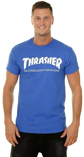 T-Shirt Thrasher Skate Mag - Royal Blue - men´s