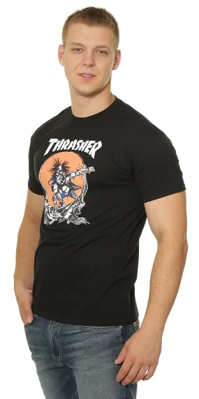 T-Shirt Thrasher Skate Outlaw - Black