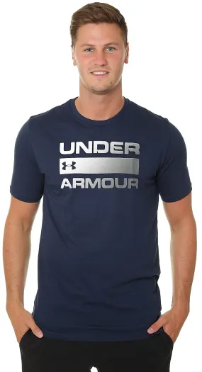 T-Shirt Under Armour Team Issue Wordmark - 408/Academy - men´s