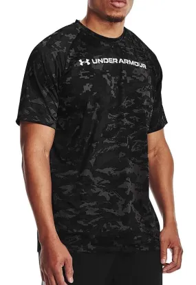 T-Shirt Under Armour Tech ABC Camo - Black - men´s