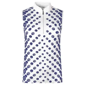 Tail Draya Ladies Golf Polo Sleeveless Shirt Jaguar Geo