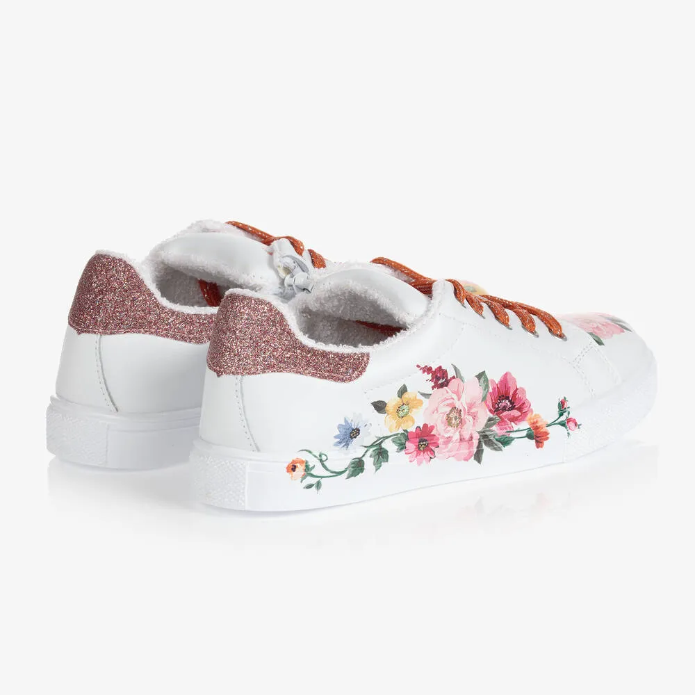 Teen Girls Floral Trainers