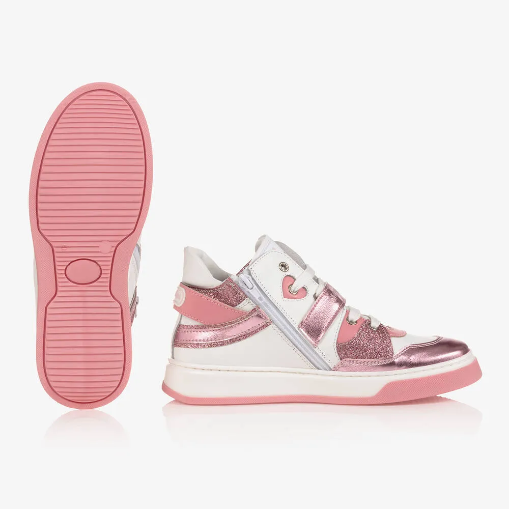 Teen Girls High-Top Trainers