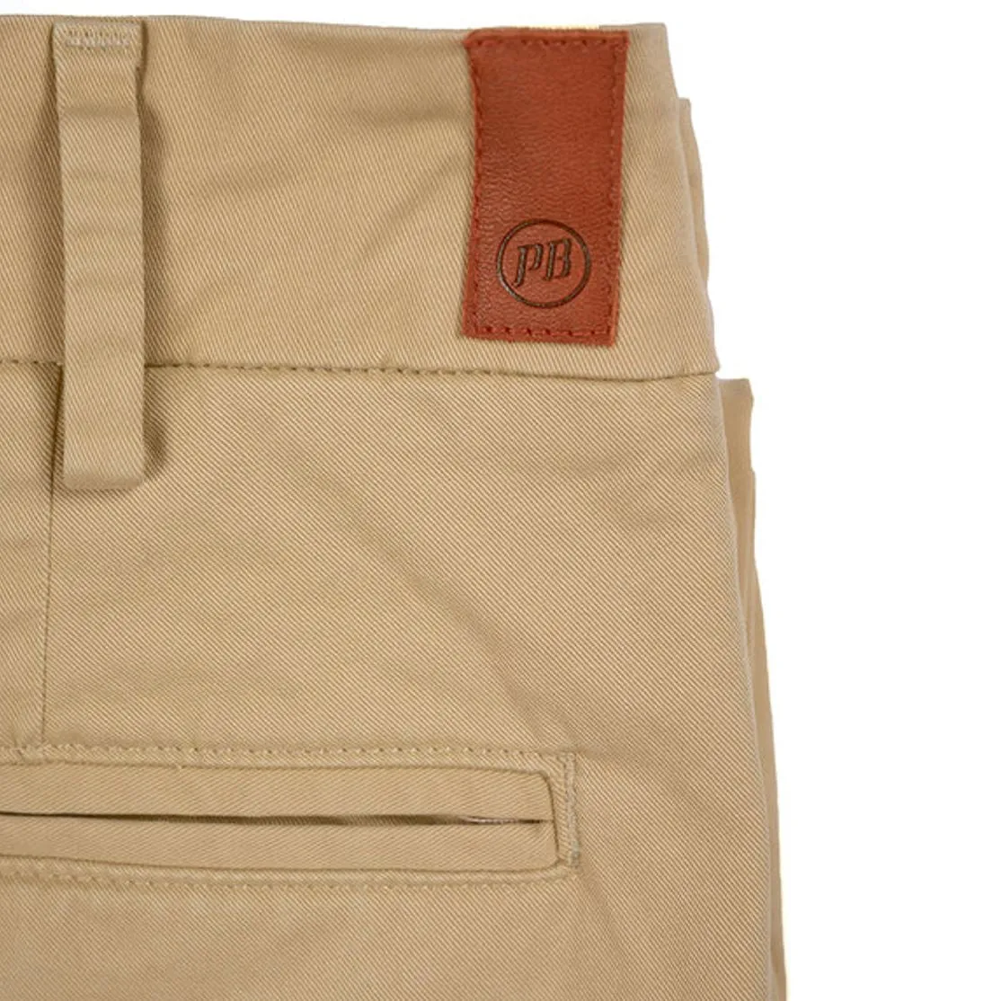 The American 8.2oz Washed Cotton Stretch Twill Khakis in Dark Khaki by Pennbilt