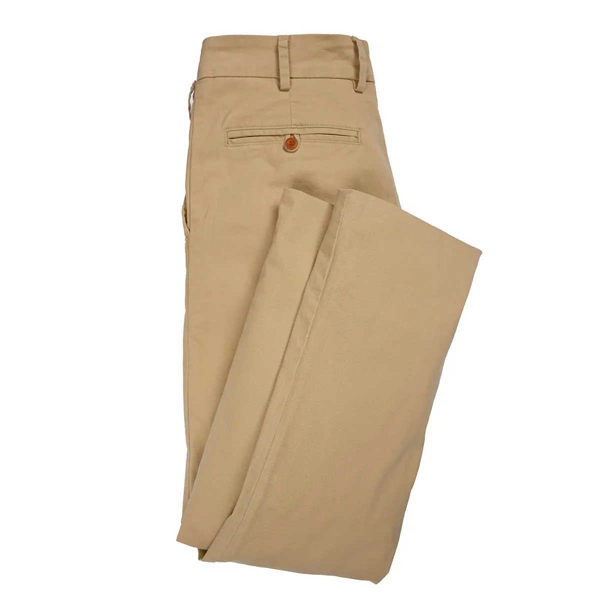 The American 8.2oz Washed Cotton Stretch Twill Khakis in Dark Khaki by Pennbilt