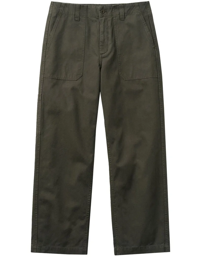 Toast Rory Carpenter Canvas Trousers Dark Olive