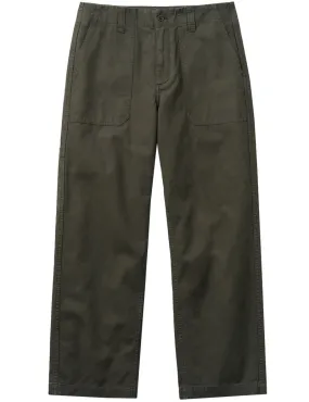 Toast Rory Carpenter Canvas Trousers Dark Olive