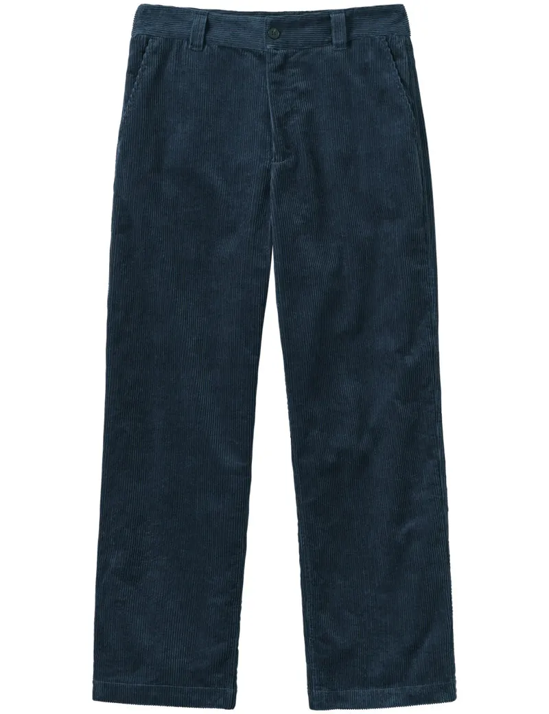 Toast Rory Cotton Cord Trousers Dusty Navy