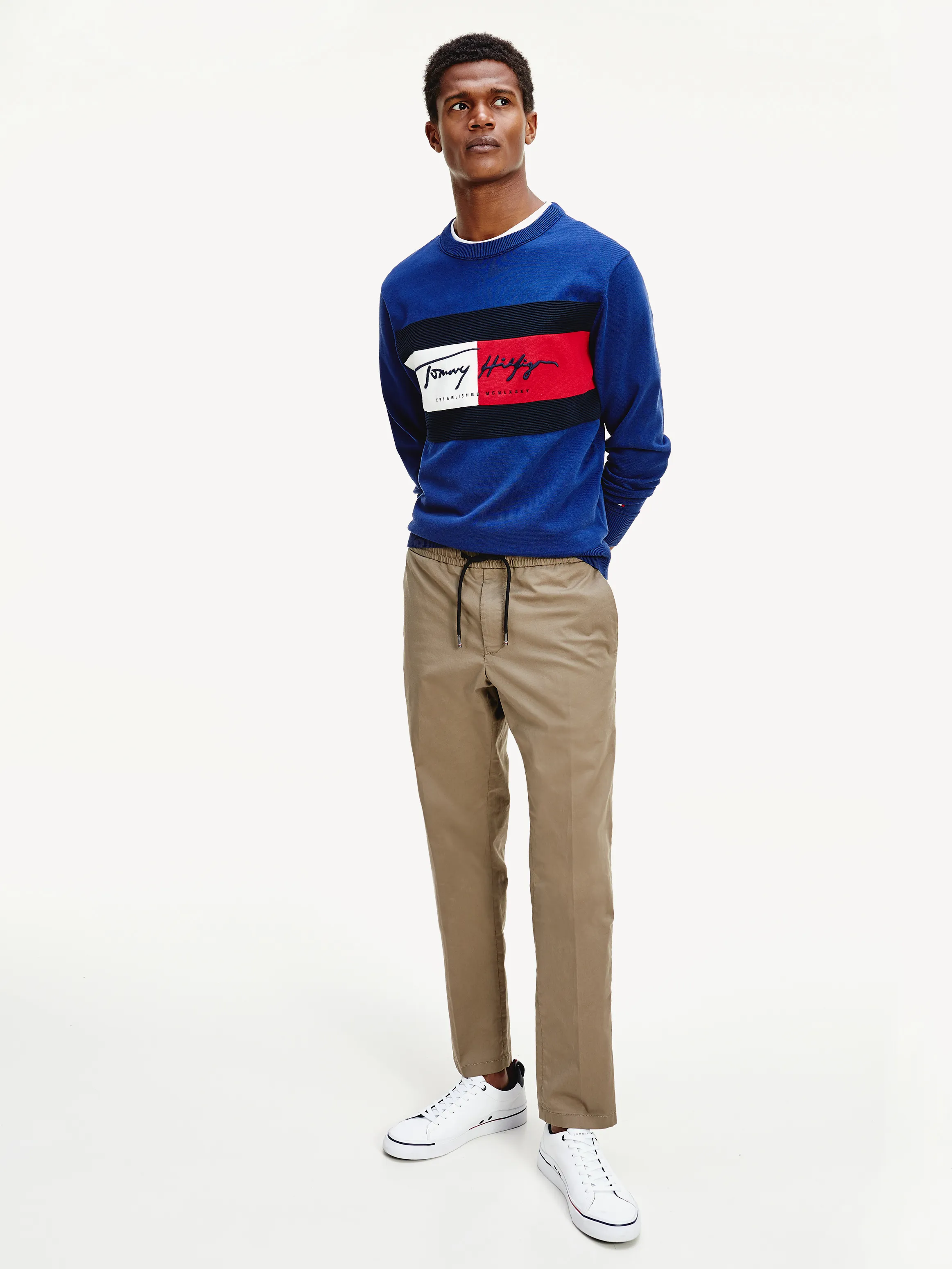 Tommy Hilfiger Autograph Flag Sweater Jumpers