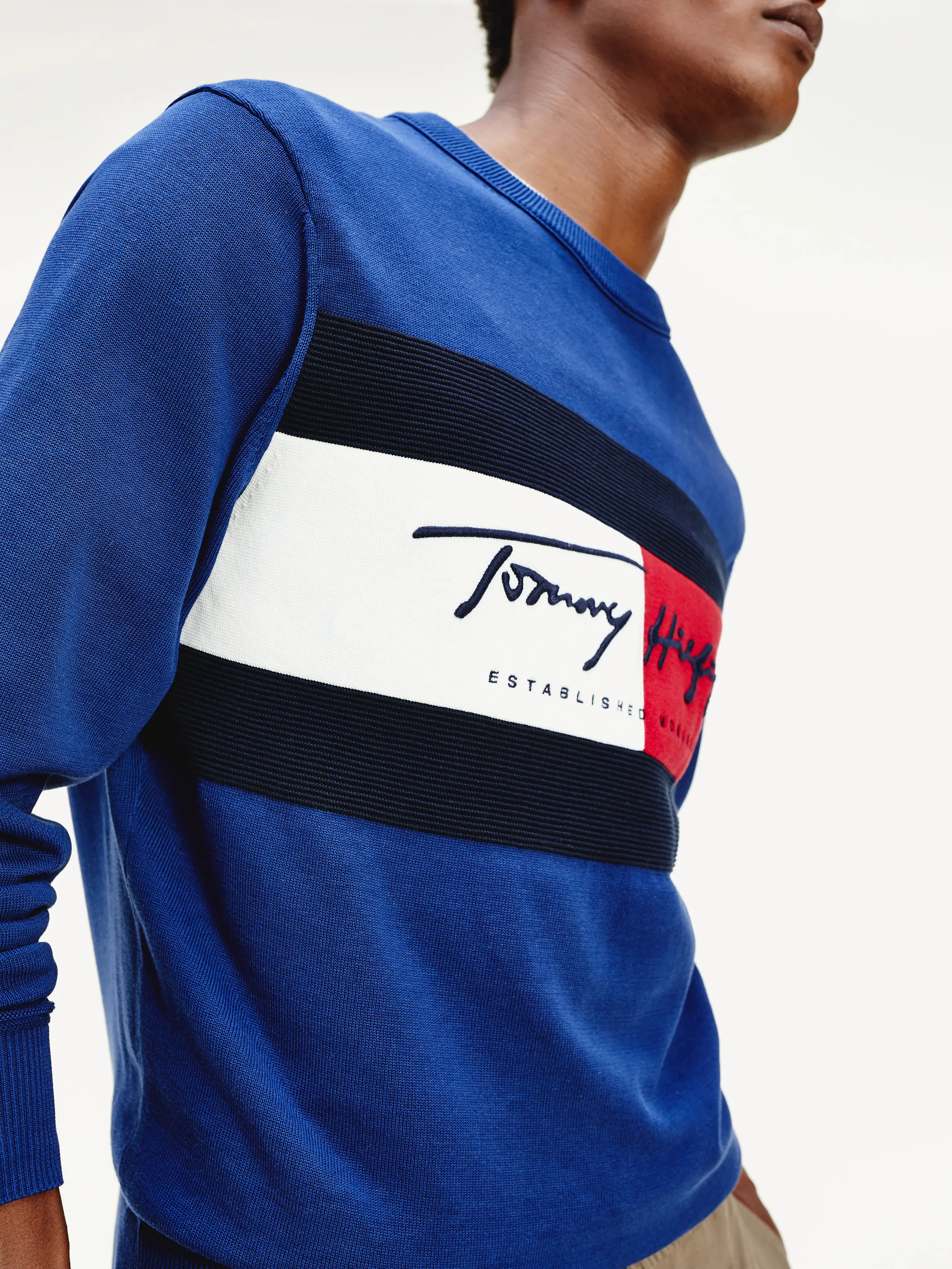 Tommy Hilfiger Autograph Flag Sweater Jumpers