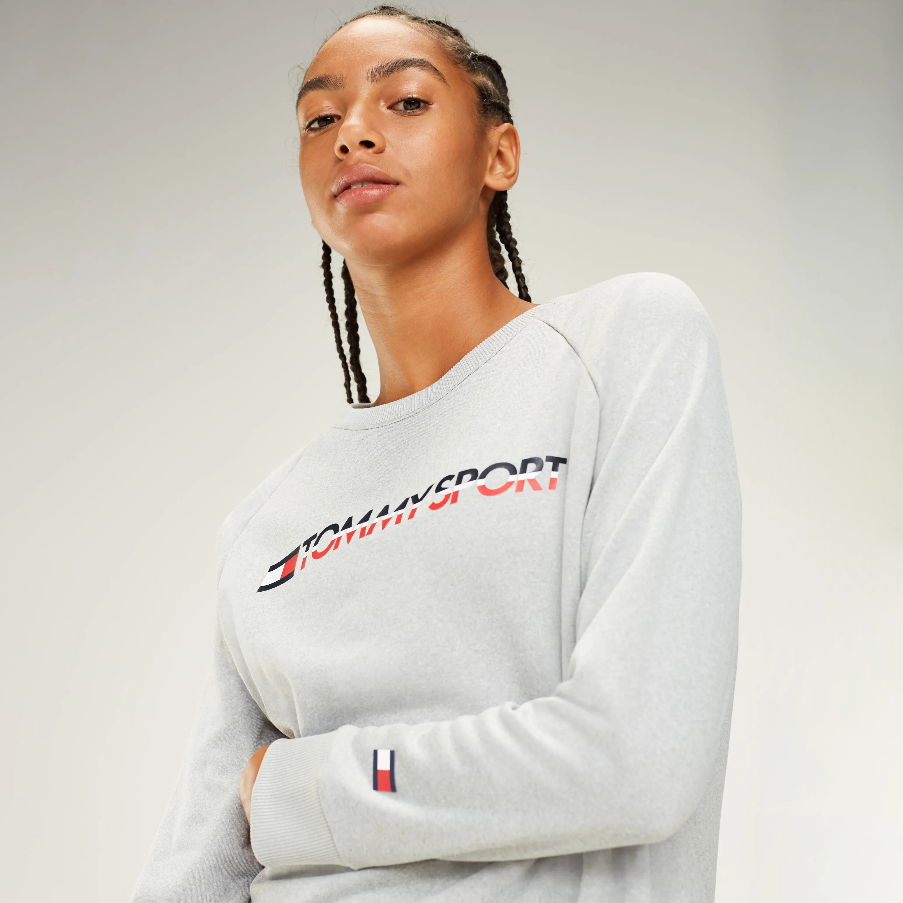 Tommy Hilfiger Crew Neck Logo Sweatshirt Jumpers