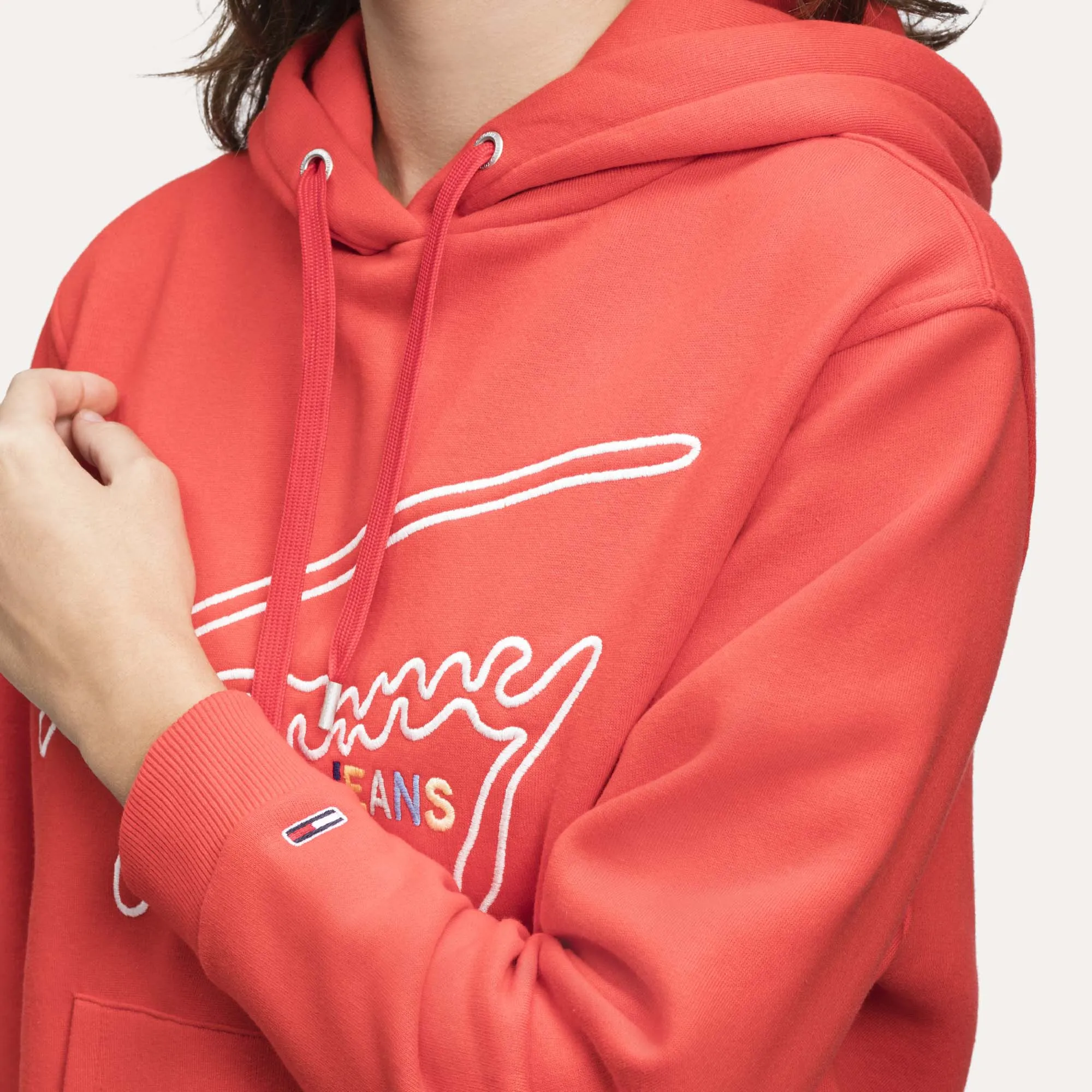 Tommy Hilfiger hoodie - Signature Logo Fleece Hoodie | Jumpers