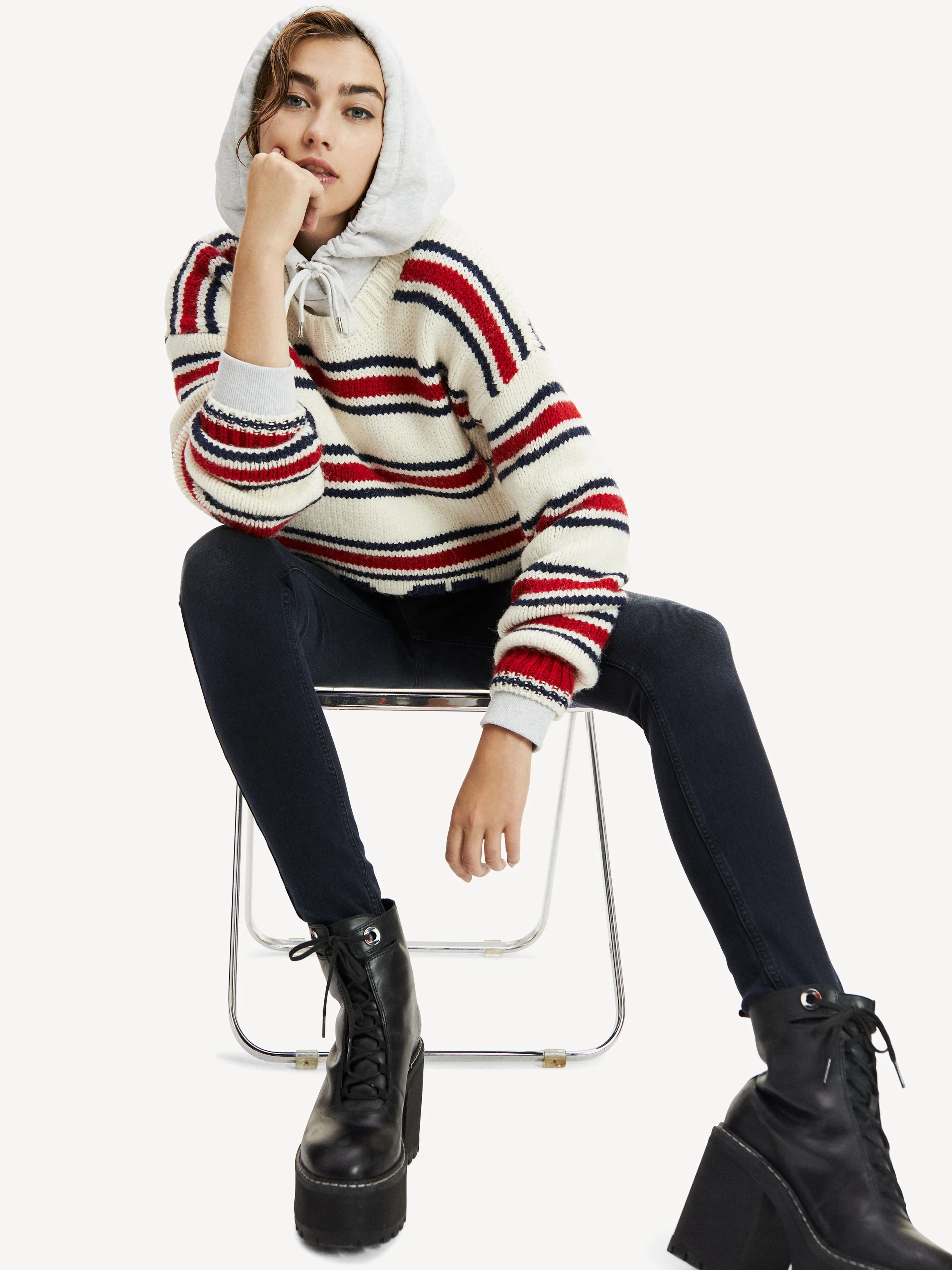 Tommy Hilfiger Oversized Striped Jumper - Shop Jumpers