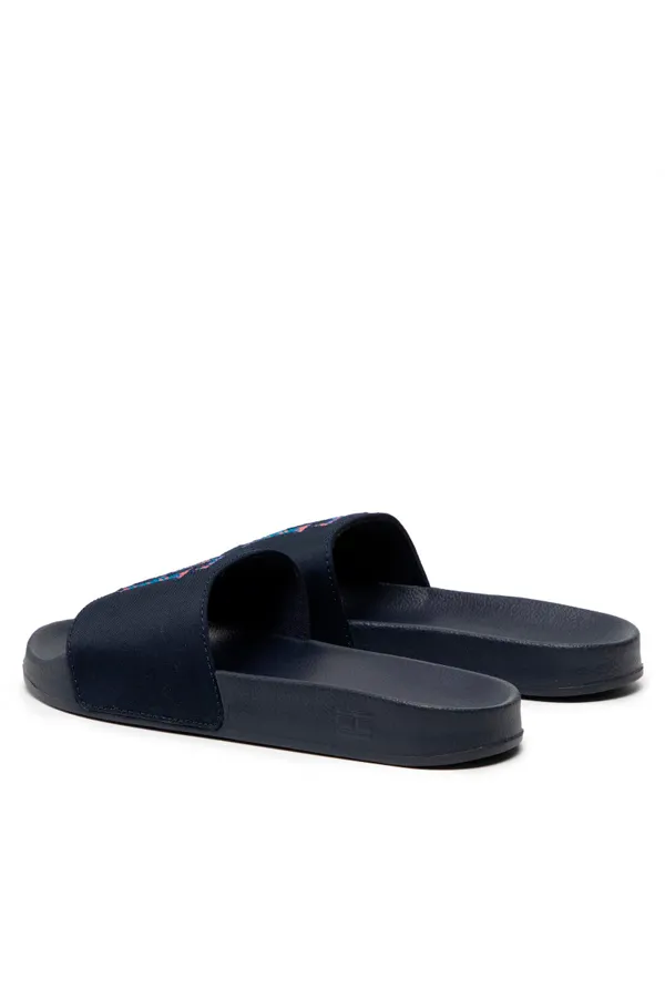 Tommy Hilfiger Navy TH Logo Slides