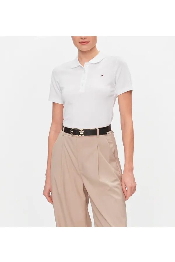 Tommy Hilfiger Women's Classic White Polo 1985.