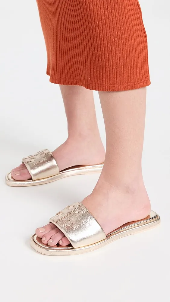 Tory Burch   Double T Sport Slides 