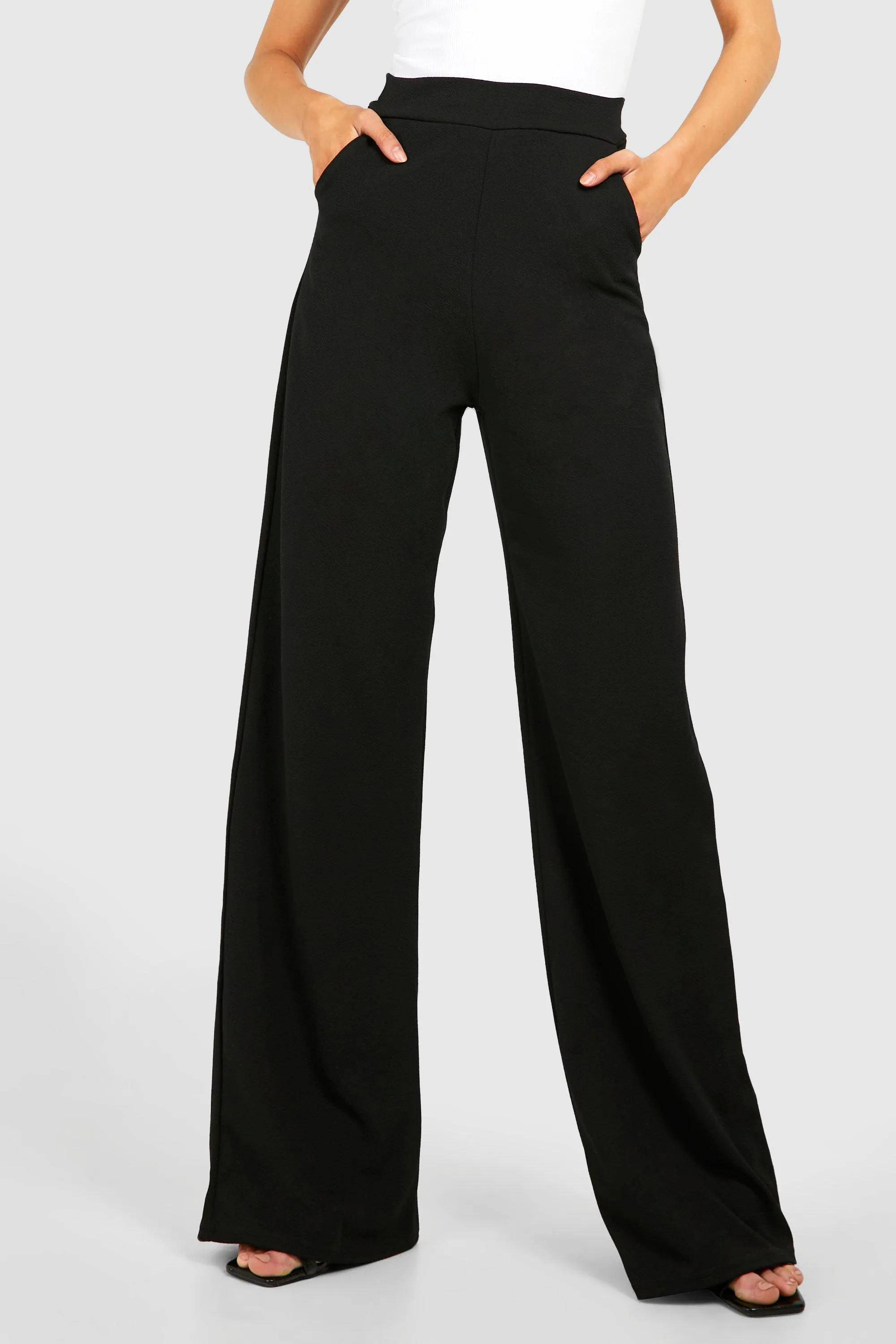 High Waisted Pants for Tall Women | boohoo