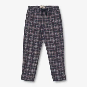 Trousers Rufus Lined - navy check