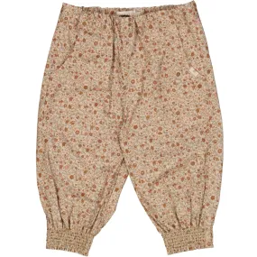 Trousers Sara - rose tangled flowers