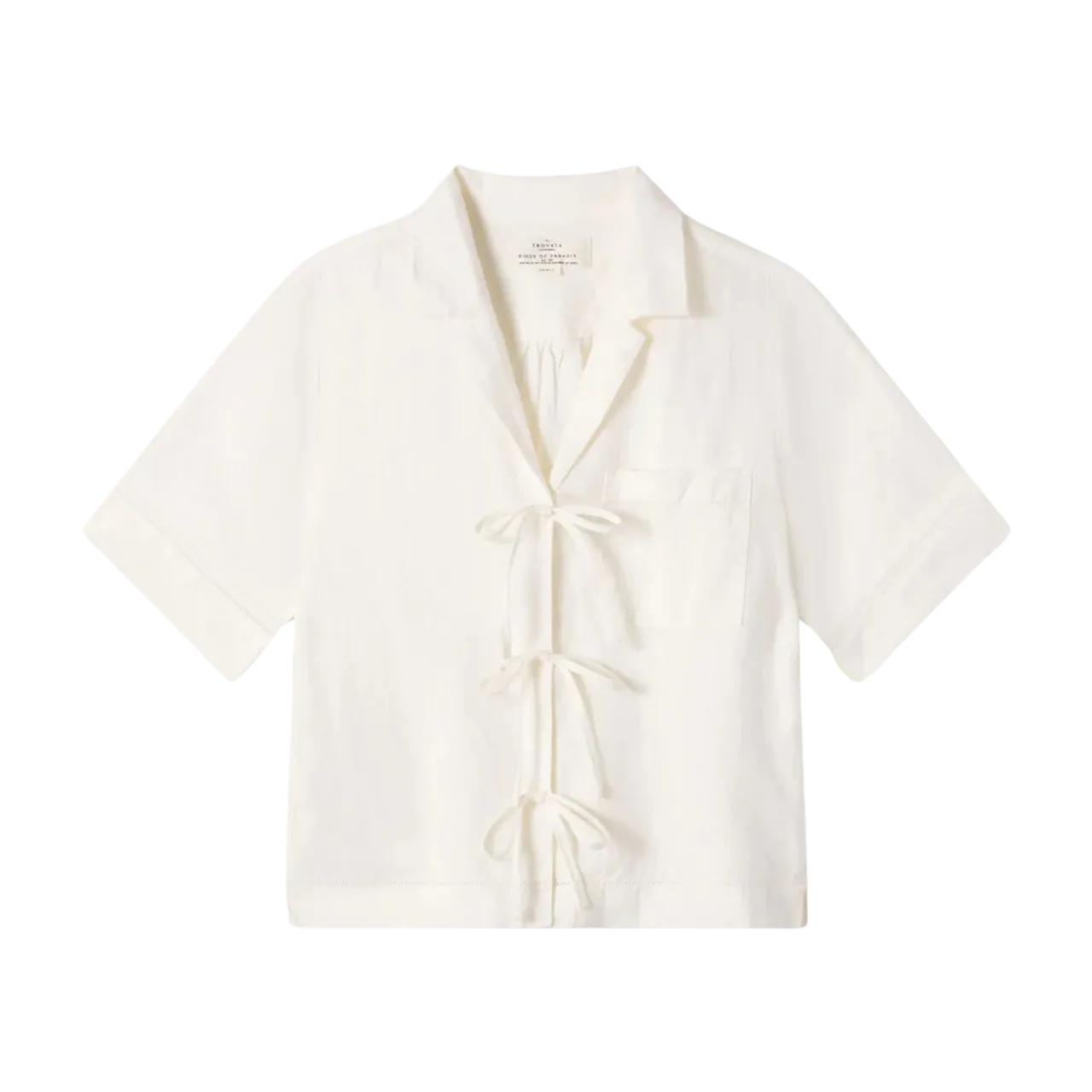 Trovata Inez Shirt, Ivory