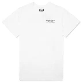 White Twilight Zone Short Sleeve Knit