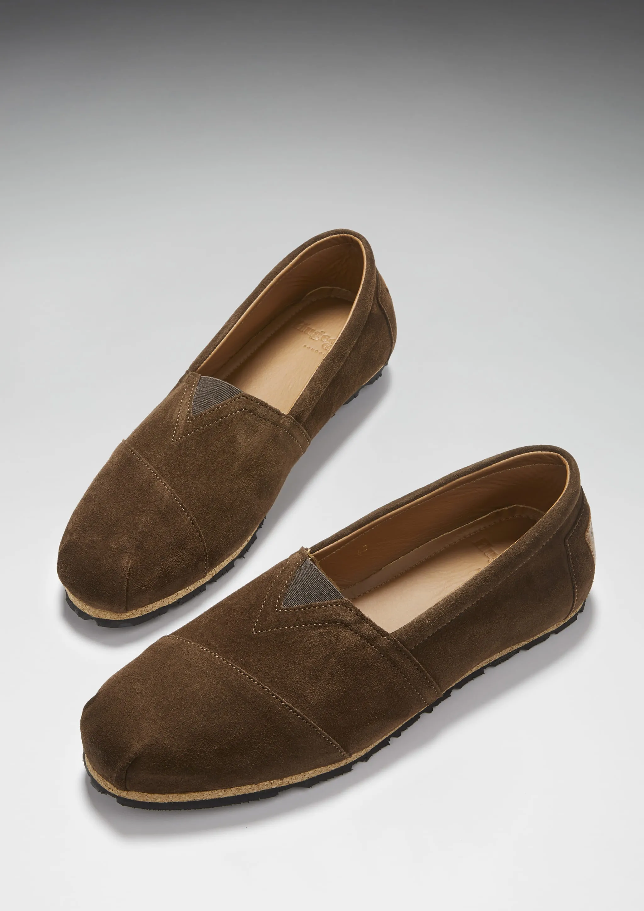 Tyre Sole Espadrilles, brown suede