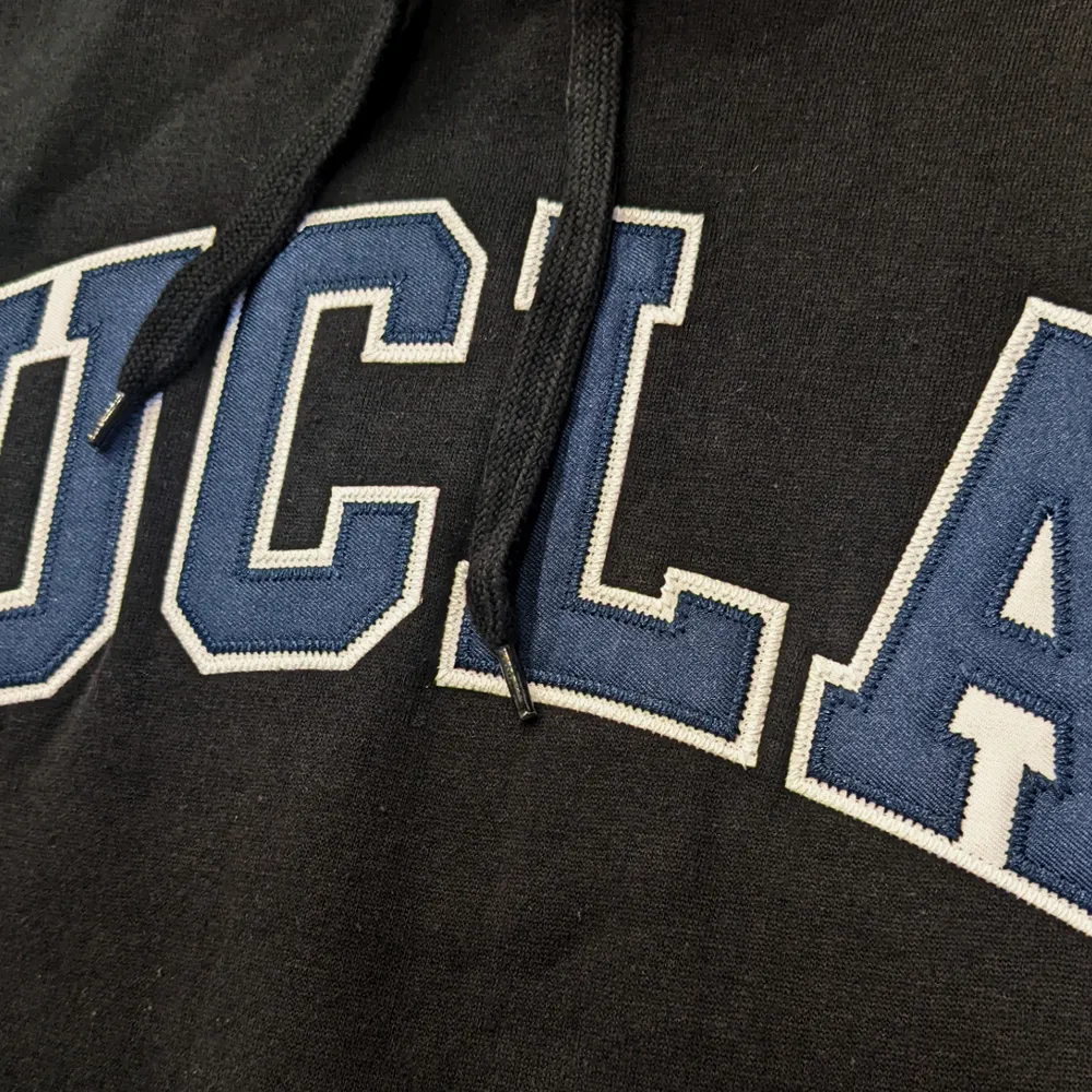 Black UCLA Retro Hoodie