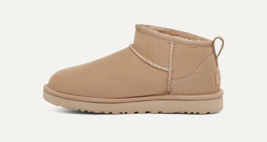 UGG Classic Ultra Mini Sand boots