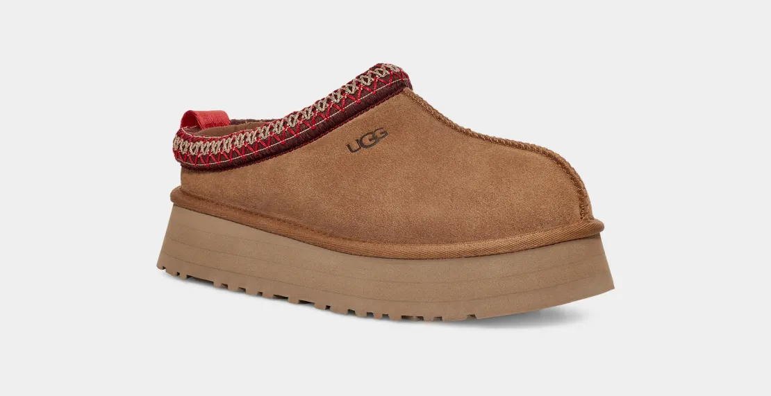 UGG Tazz Platform Clog in Chestnut