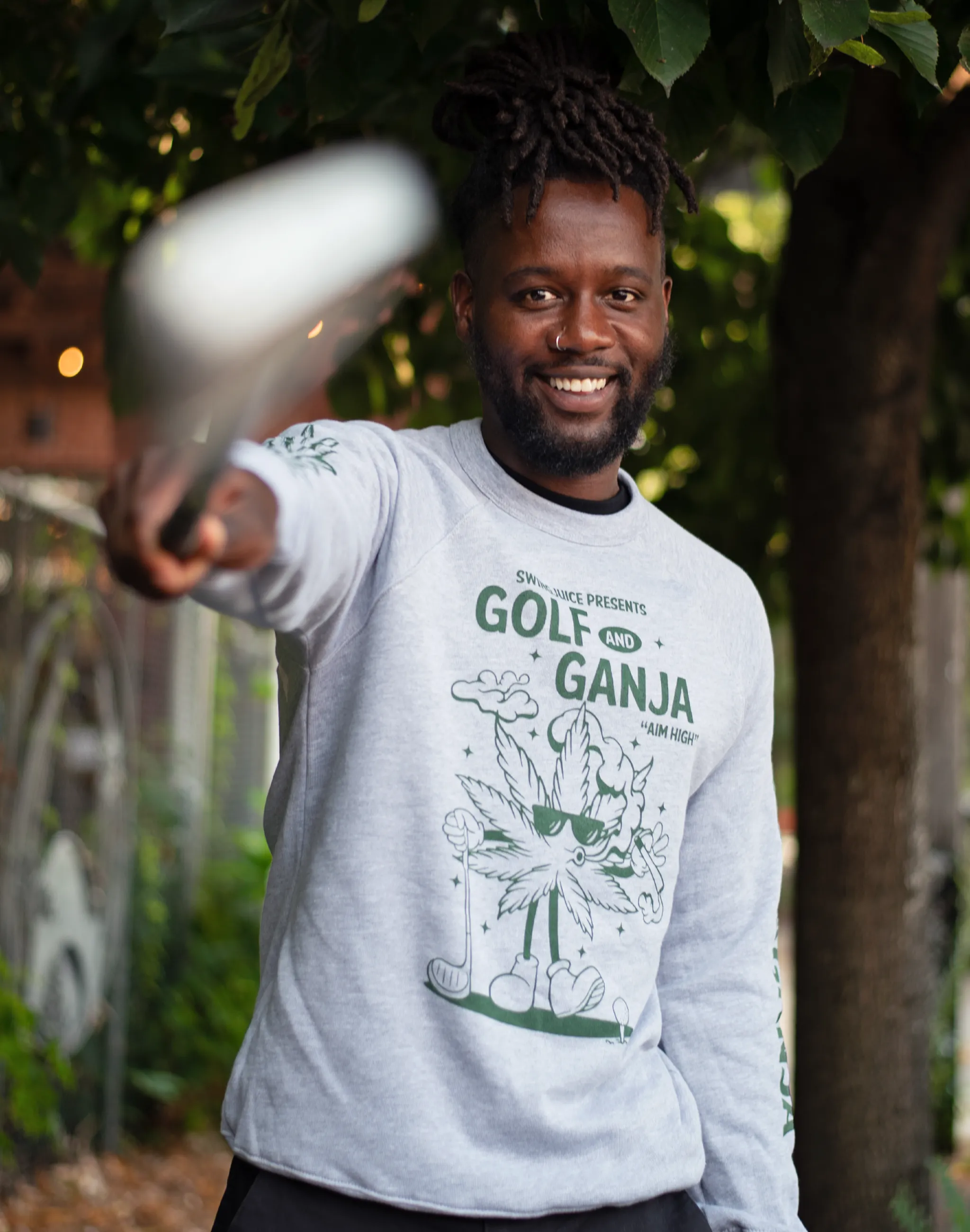 Unisex Golf and Ganja Sweatshirt