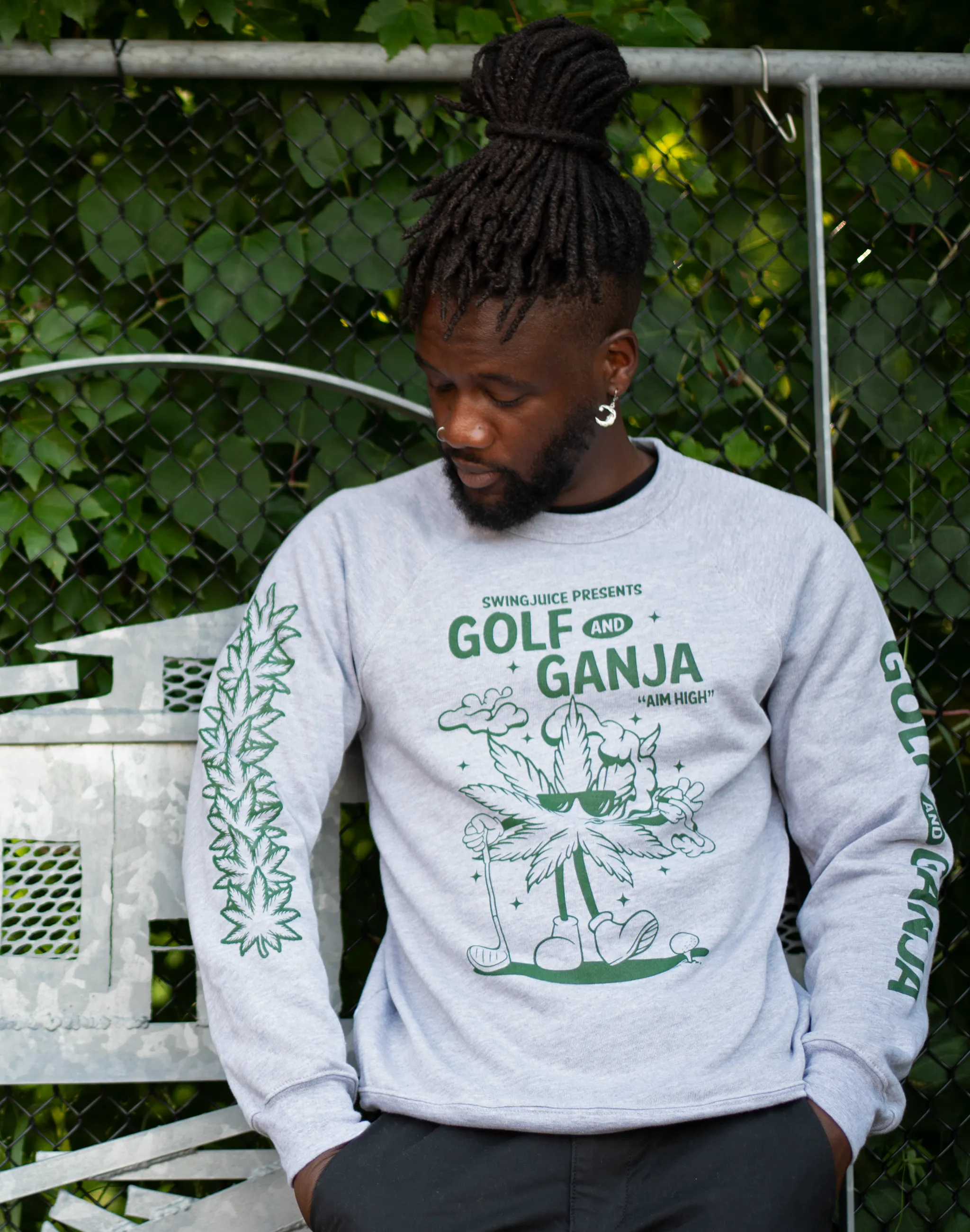 Unisex Golf and Ganja Sweatshirt