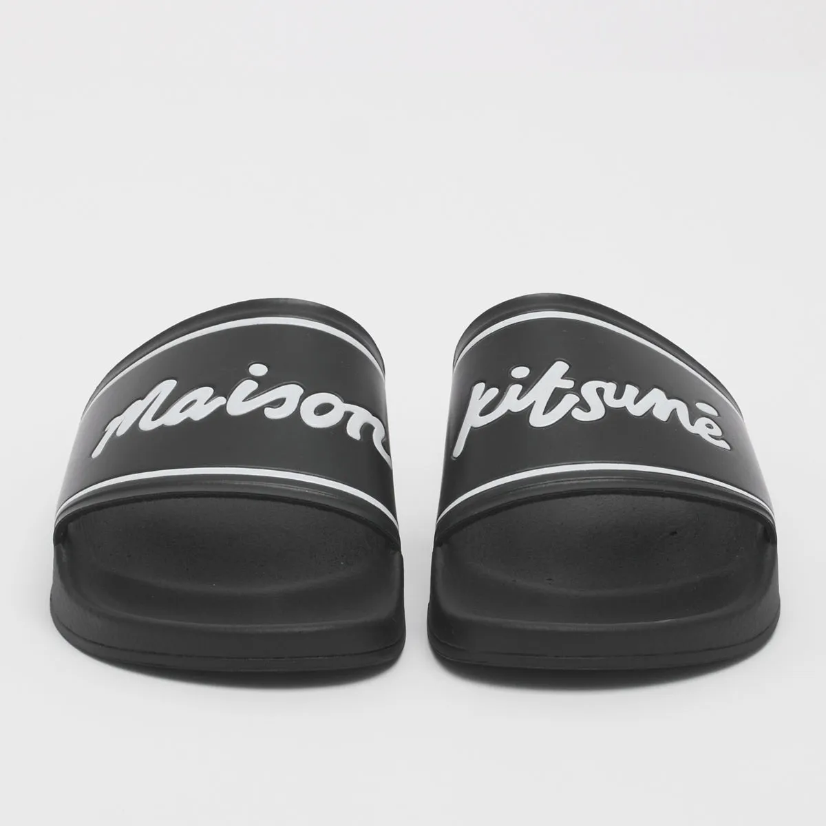 Unisex Handwritting Slides Black