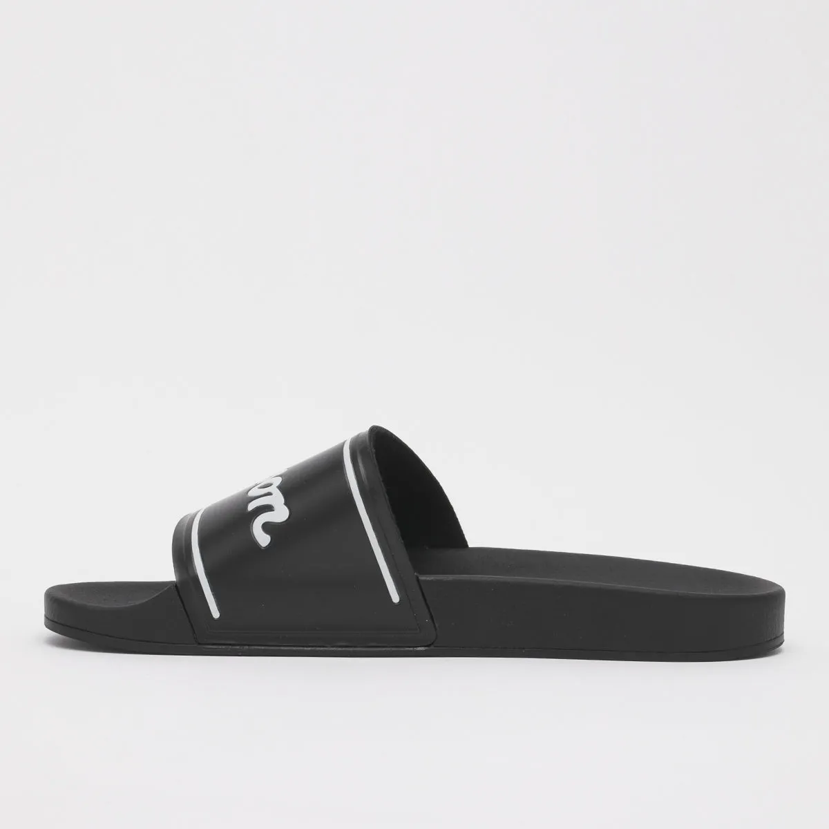 Unisex Handwritting Slides Black